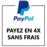 Paiement 4 x sans frais, logo paypal